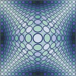 Vasarely, Viktor (Pécs, 1908 - Párizs, 1997) Kompozíció…