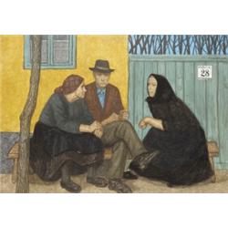 Czene Béla, ifj. (Isaszeg, 1911- Budapest, 1999) "Ház elott …