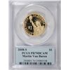 Image 4 : 2008-S MARTIN VAN BUREN PRESIDENTIAL DOLLAR PCGS PR-70 DCAM