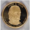 Image 2 : 2009-S JAMES POLK PRESIDENTIAL DOLLAR PCGS PR-70 DCAM