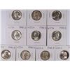 Image 1 : (10) CH BU 1948-D WASHINGTON QUARTERS