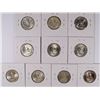 Image 2 : (10) CH BU 1948-D WASHINGTON QUARTERS