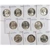 Image 1 : (10) CH BU 1949-D WASHINGTON QUARTERS
