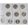 Image 2 : (10) CH BU 1950-D WASHINGTON QUARTERS