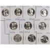 Image 1 : (9) CH BU 1951-S & (1) 1945-S WASHINGTON QUARTERS