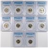 Image 1 : (10) 1943-D JEFFERSON NICKELS PCGS MS-64