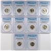 Image 1 : (10) 1943-D JEFFERSON NICKELS PCGS MS-64 FS