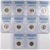 Image 1 : (10) 1943-D JEFFERSON NICKELS PCGS MS-65