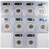 Image 2 : (10) 1943-D JEFFERSON NICKELS PCGS MS-65 FS