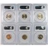 Image 2 : (6) 1943-D JEFFERSON NICKELS PCGS MS-66