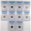 Image 1 : (10) 1943-D JEFFERSON NICKELS PCGS MS-66 FS