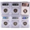 Image 2 : (6) SLABBED PROOF WASHINGTON QUARTERS PCGS/NGC PR-69'S (1994, 1995, 1996, 1997,