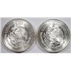Image 2 : 2 - 1985 MEXICO SILVER LIBERTADS .999 1 ONZA (2 oz Total)