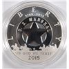 Image 2 : 2015 U.S. MARSHALS PROOF SILVER DOLLAR w/BOX & CERT