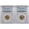 Image 1 : ( 2 ) 1943-D JEFFERSON NICKELS, PCGS MS-66 FULL STEPS