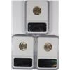 Image 2 : ( 3 ) NGC GRADED JEFFERSON NICKELS: (2) 1945-P (1) MS-65 (1) MS-66 & 45-D MS-65