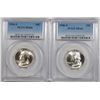 Image 1 : ( 2 ) 1946-S WASHINGTON QUARTERS, PCGS MS-66 SUPERB!