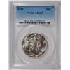 Image 1 : 1942 WALKING LIBERTY HALF DOLLAR, PCGS MS-65 BLAST WHITE!