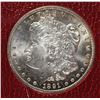 Image 2 : 1891-CC MORGAN SILVER DOLLAR, REDFIELD-PARAMOUNT, MS-65 RARE!