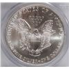 Image 3 : 2005 AMERICAN SILVER EAGLE, PCGS MS-70 RARE LISTS IN PCGS PRICE GUIDE AT $700.00