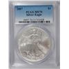 Image 1 : 2007 AMERICAN SILVER EAGLE, PCGS MS-70 PERFECT!