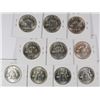 Image 2 : (10) 1959-D FRANKLIN HALF DOLLARS CH BU