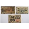 Image 1 : 1863 10-CENT, 1874 10-CENT & 1863 25-CENT FRACTIONAL CURRENCY, CIRCULATED