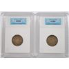 Image 2 : ( 2 ) CCGS GRADED BUFFALO NICKELS: 1916-D VF-30  & 1917-D VG-8