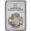 Image 1 : 1880-S MORGAN SILVER DOLLAR, NGC MS-64+ WHITE