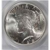Image 2 : 1925 PEACE SILVER DOLLAR, PCGS MS-64 WHITE!