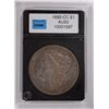 Image 1 : 1892-CC MORGAN SILVER DOLLAR, CCGS AU-50  KEY DATE