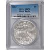 Image 1 : 2003 AMERICAN SILVER EAGLE, PCGS MS-70! PERFECT!