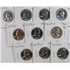Image 1 : (10) 1961 PROOF WASHINGTON QUARTERS