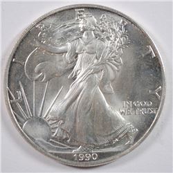 1990 SILVER AMERICAN EAGLE