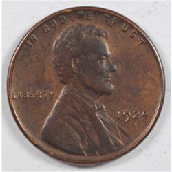 1924-D LINCOLN CENT AU/BU