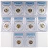 Image 1 : (10) 1943-D JEFFERSON NICKELS PCGS MS-64 FS