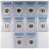 Image 1 : (10) 1943-D JEFFERSON NICKELS PCGS MS-65