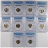 Image 1 : (10) 1943-D JEFFERSON NICKELS PCGS MS-65 FS