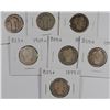 Image 1 : (7) MISC QUARTERS (1893-O, 1894-O, 1896, 1909-O, 1915-S, 1925, 1926-S)
