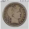 Image 1 : 1913 BARBER HALF DOLLAR G/VG