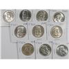 Image 1 : (10) 1949 FRANKLIN HALF DOLLARS CH BU