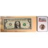 Image 1 : 2014 COIN & CURRENCY SET (2014-D SACAGEWEA DOLLAR NGC SP-69 ENHANCED FINISH)