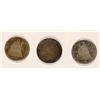 Image 1 : (3) SEATED DIMES (1856-O, 1876, 1876-CC)