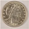 Image 1 : 1914-D BARBER QUARTER CH BU