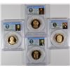 Image 1 : SET OF PRESIDENTIAL DOLLARS 2009-S ALL PCGS PR-69 DCAM