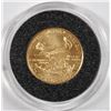 Image 2 : 1996 1/10th OUNCE GOLD EAGLE. KEY DATE, IN PROTECTIVE CAPSULE