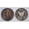 Image 2 : ( 2 ) MORGAN HEAD DOLLAR REPLICA ONE OUNCE .999 SILVER ROUNDS