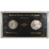 Image 1 : 100 YEARS U.S. SILVER DOLLAR SET: 1898 MORGAN  DOLLAR, & 1998  SILVER EAGLE