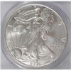 Image 2 : 2005 AMERICAN SILVER EAGLE, PCGS MS-70 RARE LISTS IN PCGS PRICE GUIDE AT $700.00