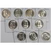 Image 1 : (10) 1953-D FRANKLIN HALF DOLLARS CH BU